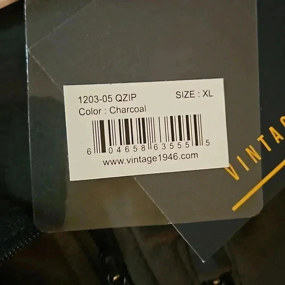 New VTG 1946 1/2 zip stretch shirt‎ - Picture 7 of 7